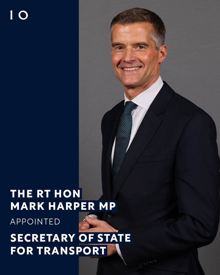 Mark Harper is the new transport secretary