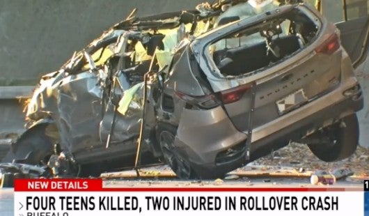Car crash that killed four teens is linked to ‘Kia Challenge’ TikTok craze, Buffalo police say