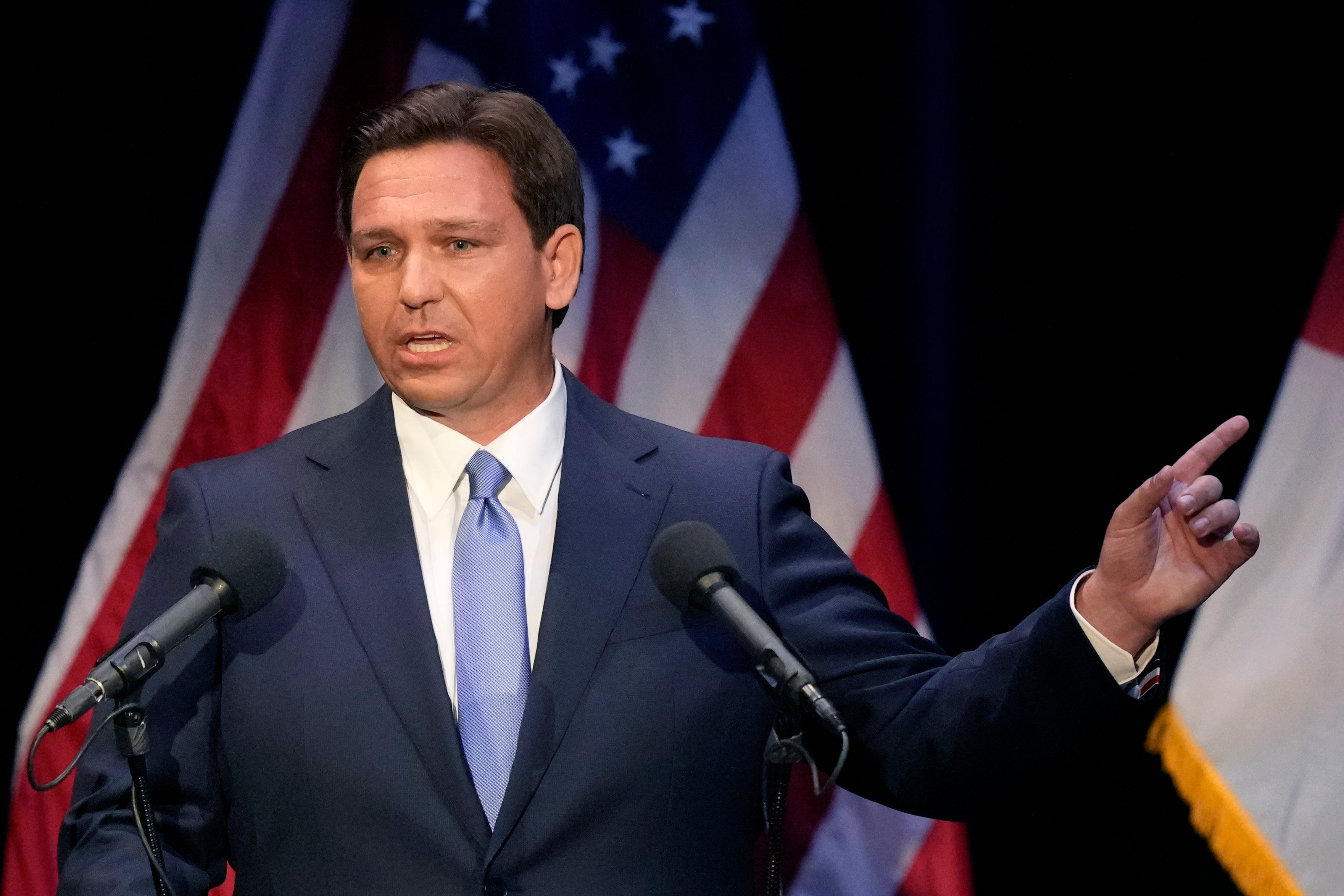 Assured of victory on Tuesday, Florida Governor Ron DeSantis is eyeing higher office