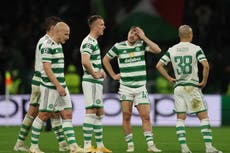 Celtic crash out of Europe after home draw with Shakhtar Donetsk