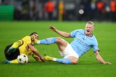 Erling Haaland injury news: Pep Guardiola reveals fever and knock troubling Man City’s star striker