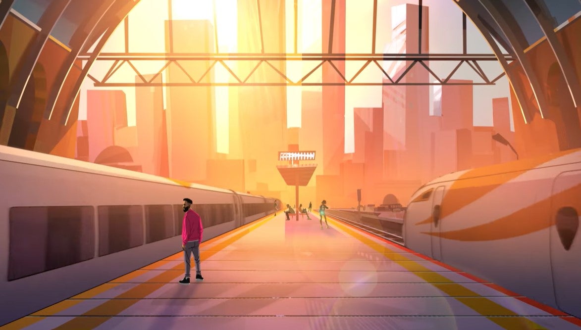 <p>In the song’s video, Craig David experiences something of an epiphany about the wonders of train travel</p>