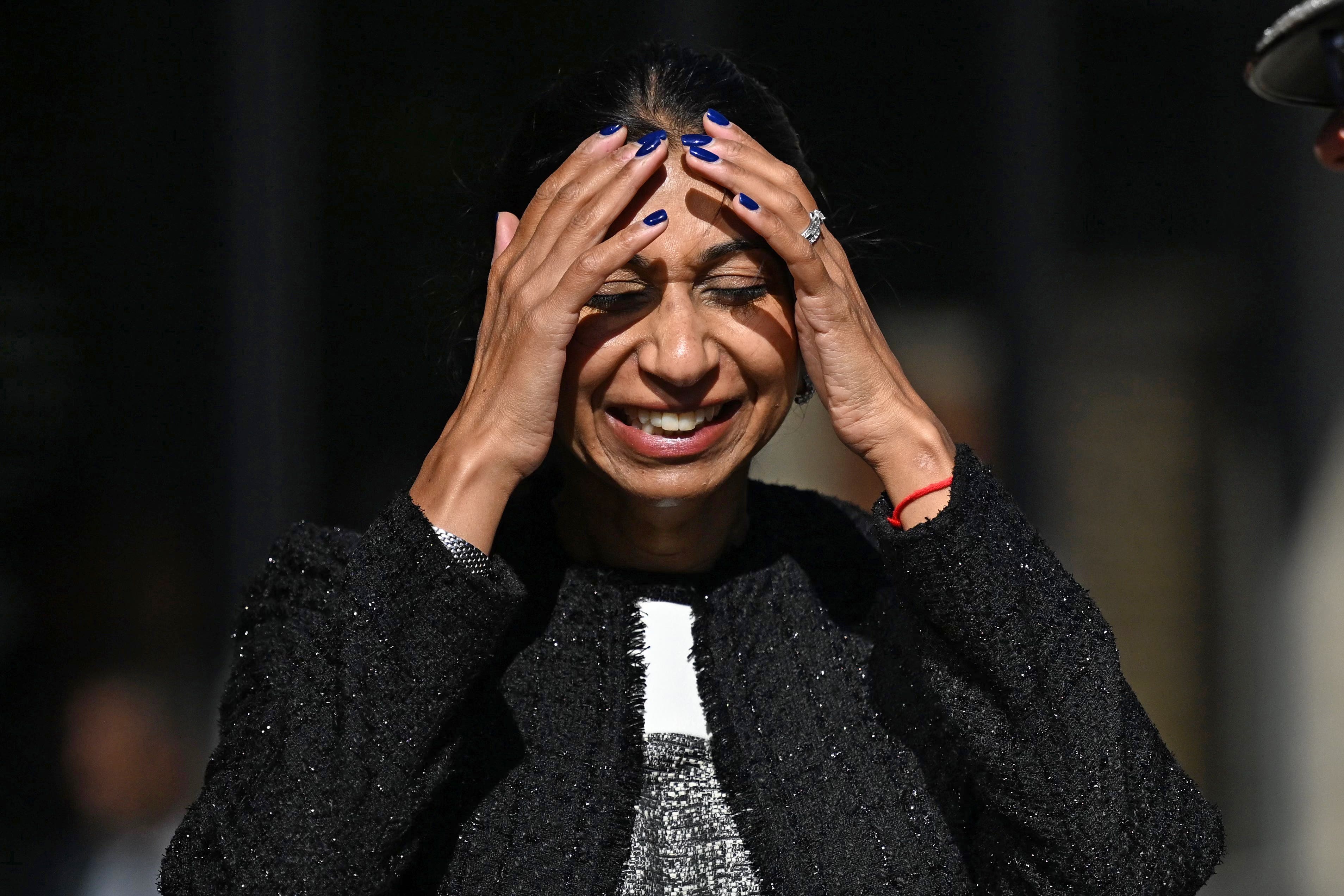 Suella Braverman is at the centre of the first controversy for Rishi Sunak’s Government (Carl De Souza/PA)