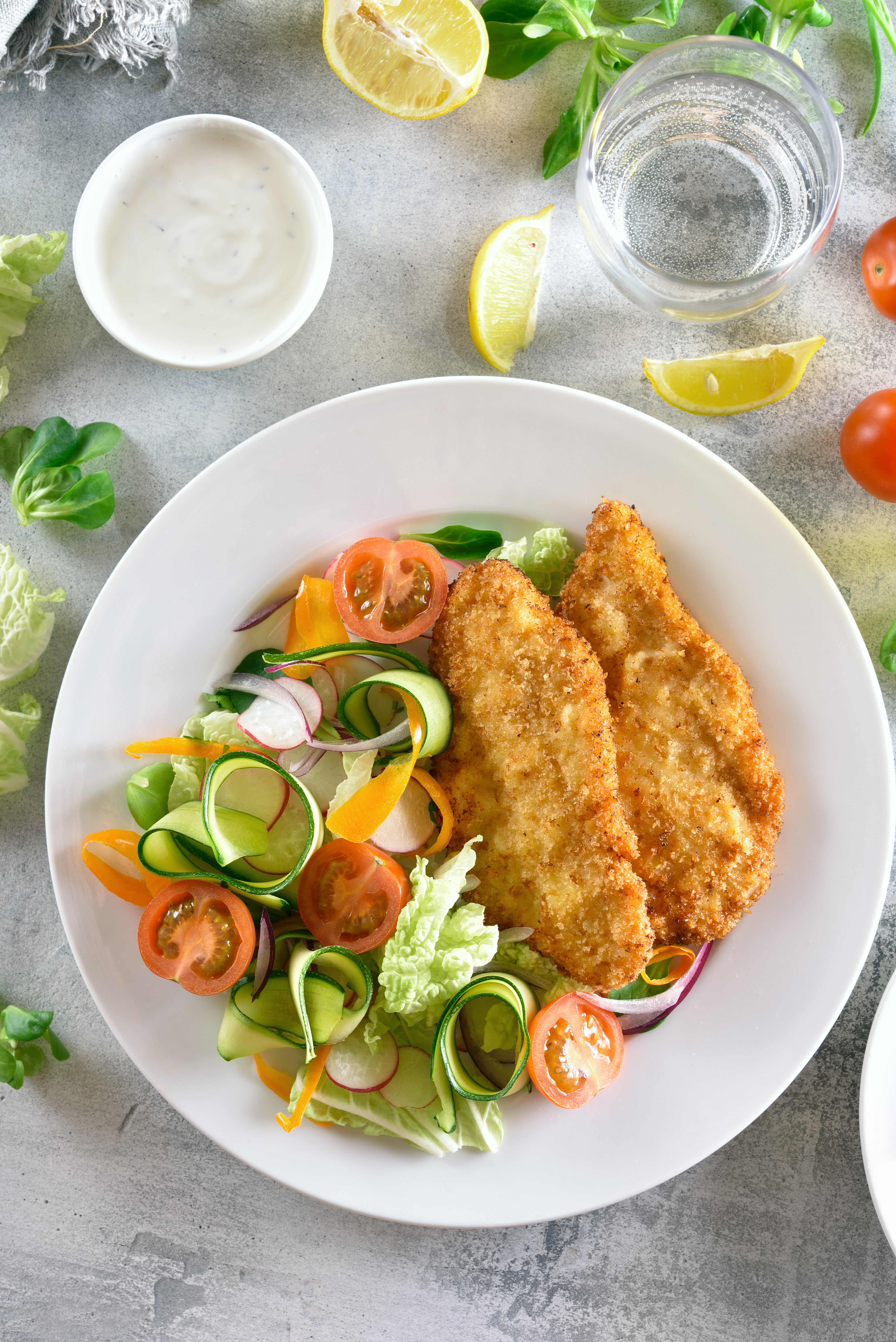 Baked breaded pork cutlets make for an easy weeknight meal