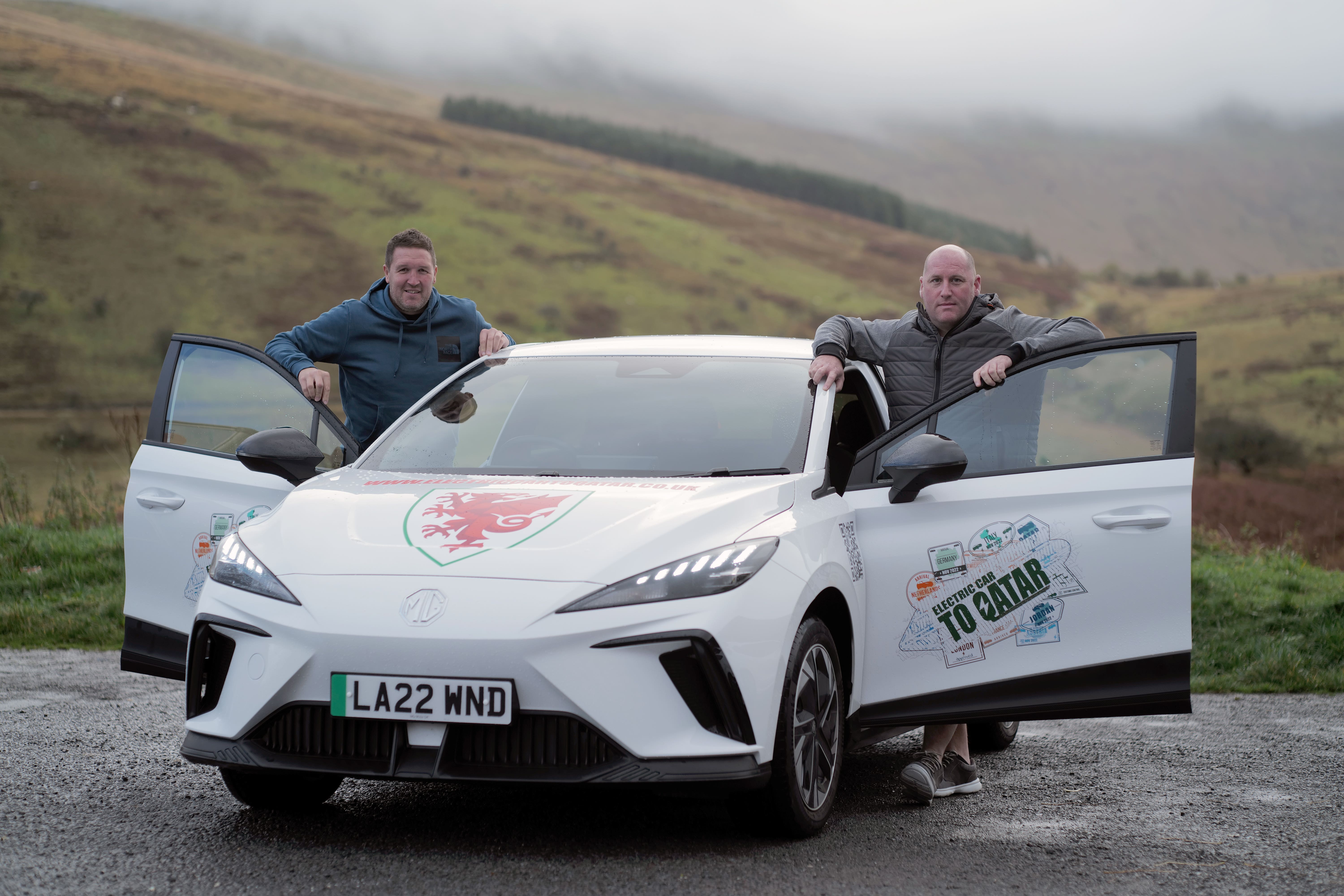 The team expert their journey to take 22 days (Huw Talfryn Walters/PA)