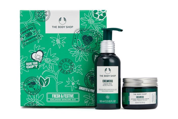 The Body Shop fresh and festive edelweiss duo