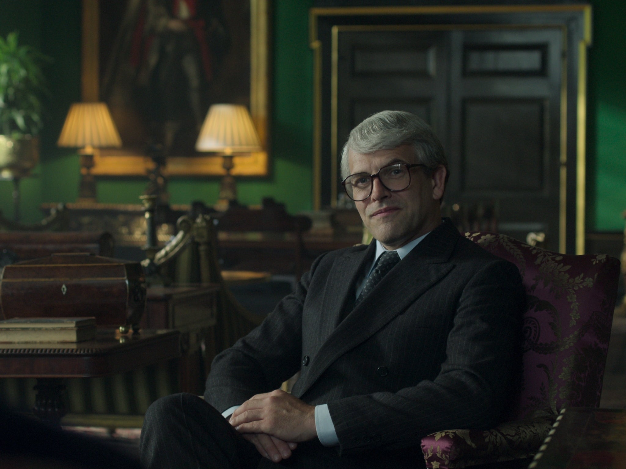 Jonny Lee Miller as Sir John Major in season five of The Crown