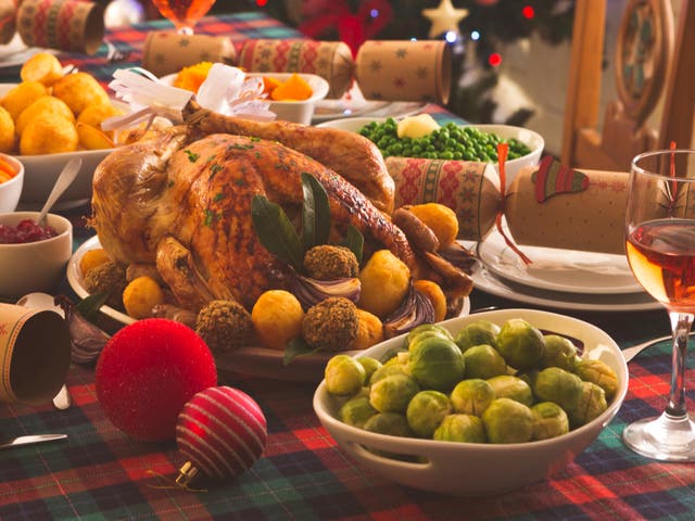 <p>Christmas dinner</p>