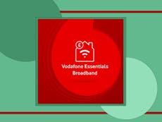 Vodafone’s broadband social tariff costs just £12 per month, making it the cheapest available