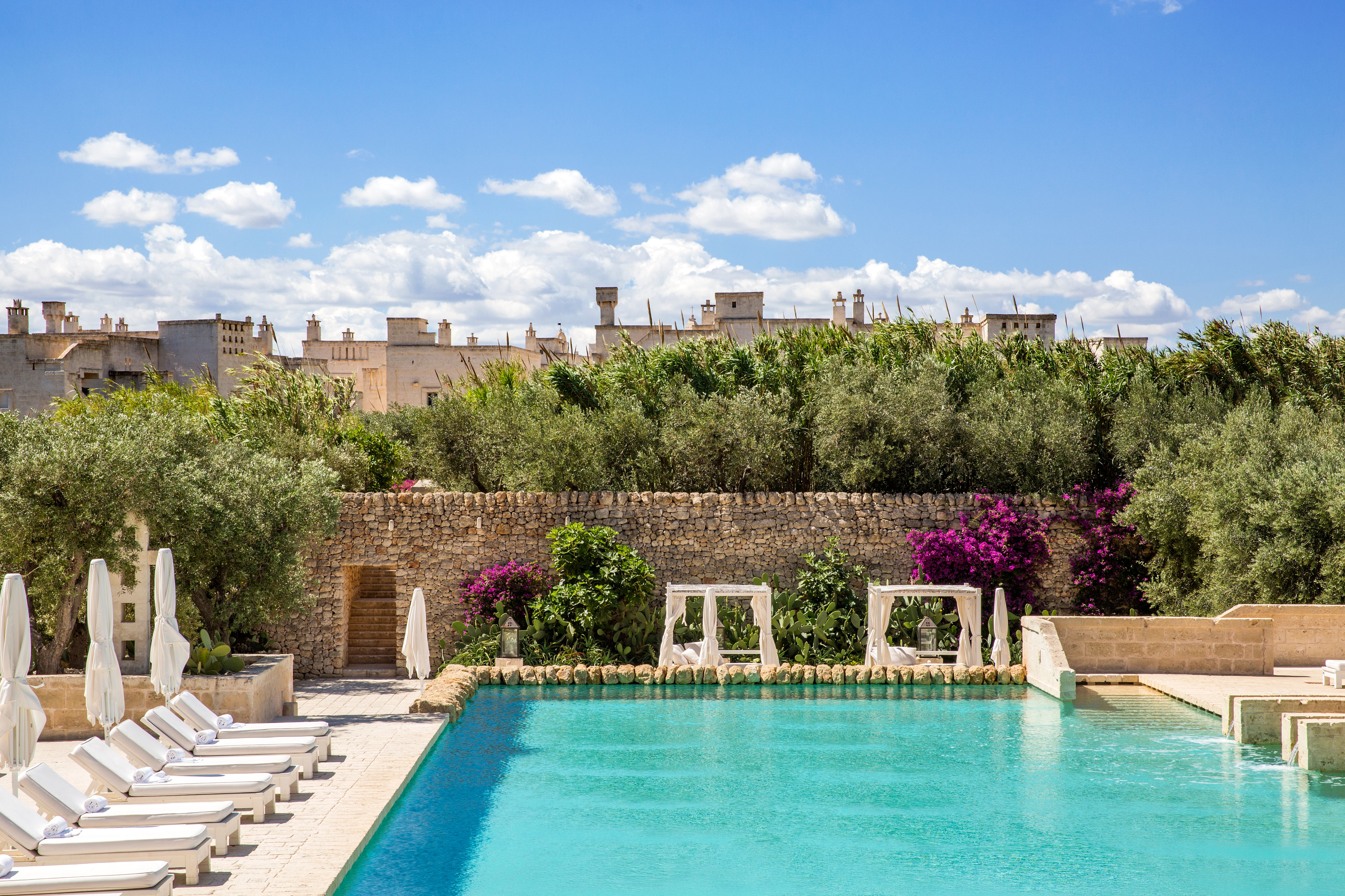 One of the pools at Borgo Egnazia, Puglia