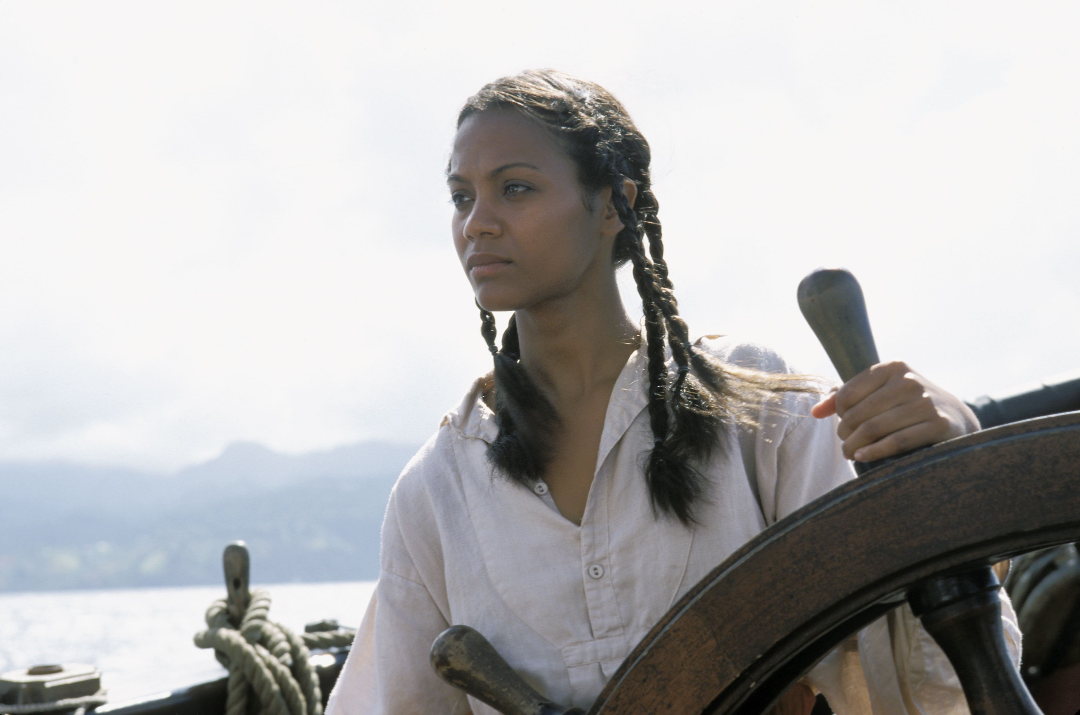 Saldana in the first Pirates movie