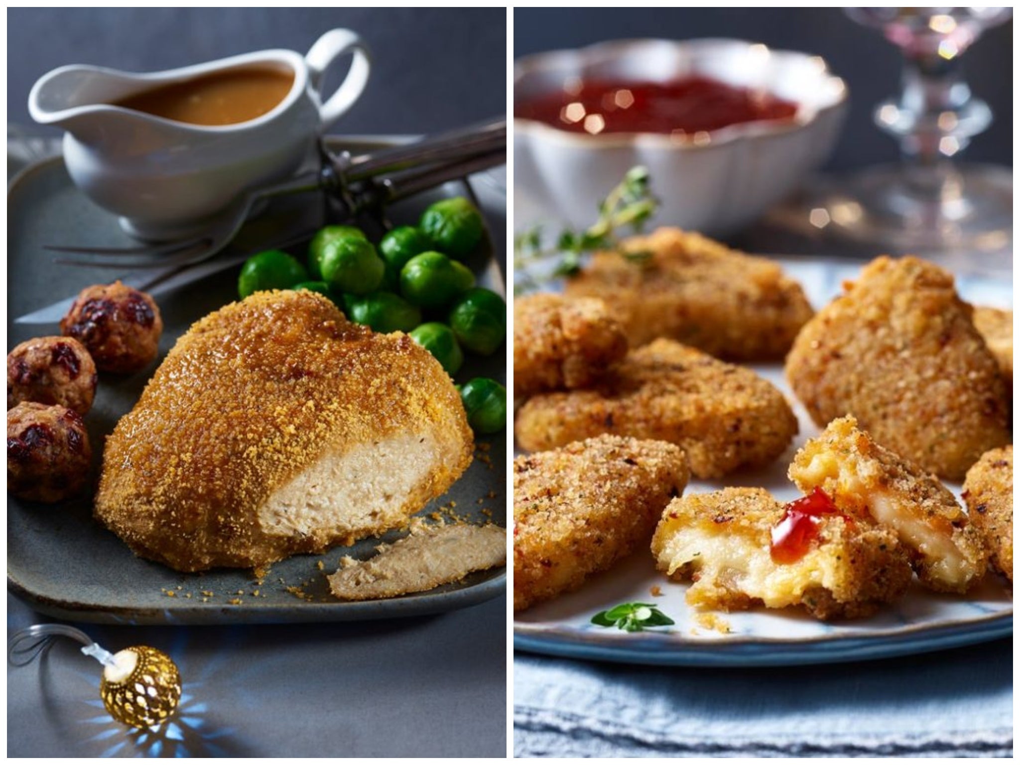 Asda’s vegan ‘turkey' crown and vegan ‘brie’ bites