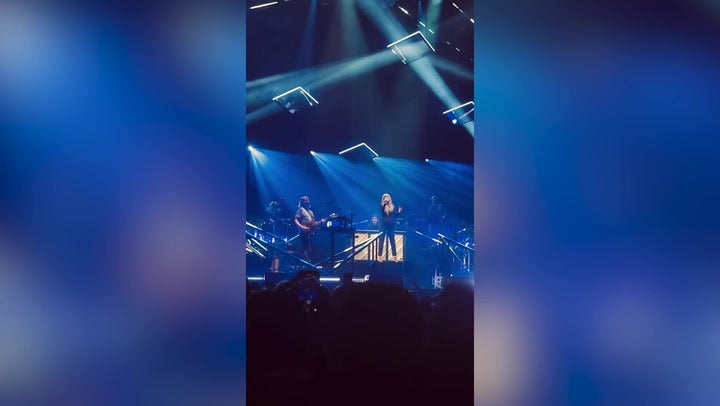 Taylor Swift performs ‘Exile’ during surprise appearance at Bon Iver show in London