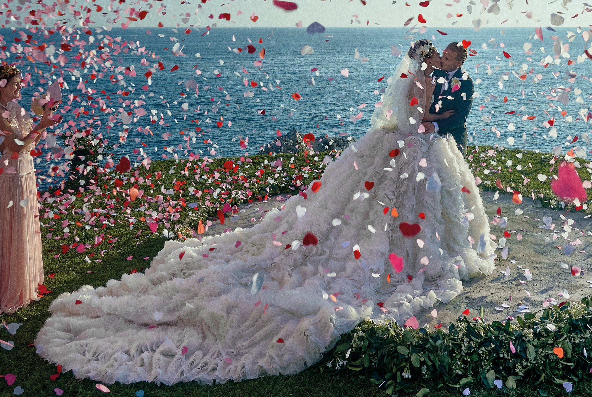 Giovanna Battaglia and Oscar Engelbert, Punta Carena Lighthouse, Capri, Italy, 2016