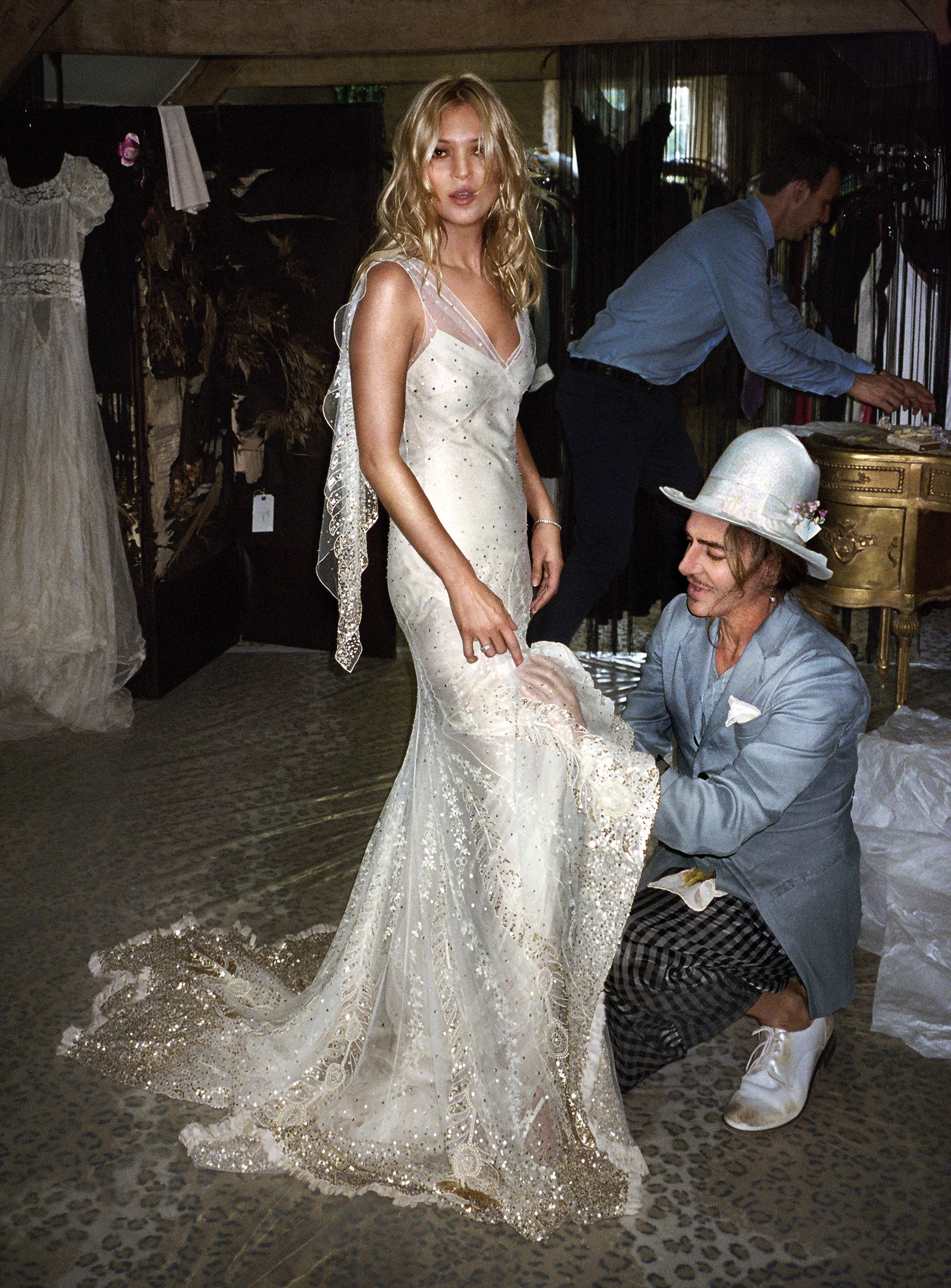 Kate Moss and John Galliano, Southrop Manor Estate, Gloucestershire, 2011