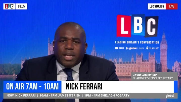 Qatar 2022: David Lammy says James Cleverly LGBT fan advice was ‘entirely inappropriate’