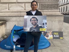 Alaa-Abdel Fattah: James Cleverly urged to secure release of British citizen on hunger strike in Egypt