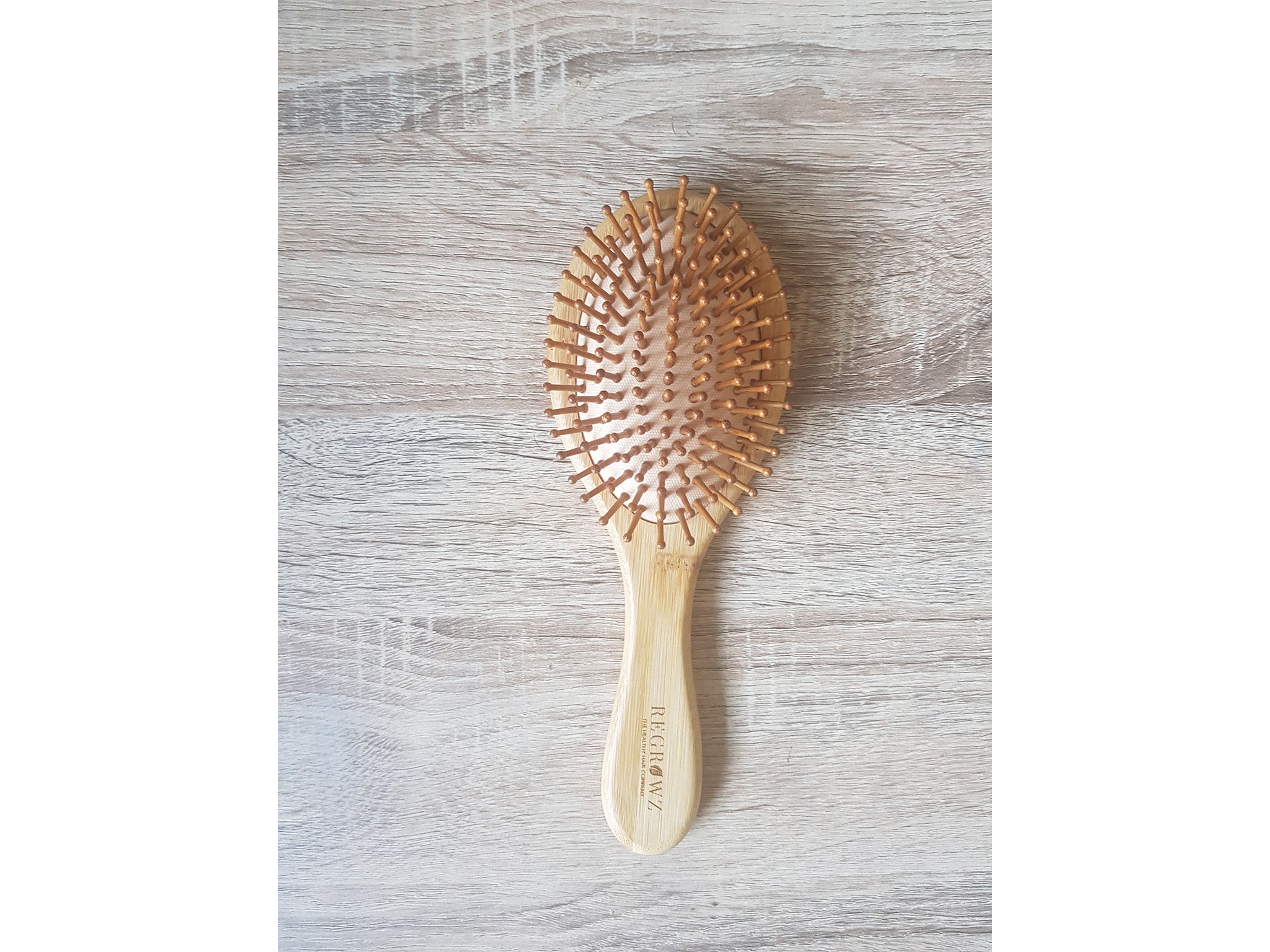 ReGrows bamboo hair brush