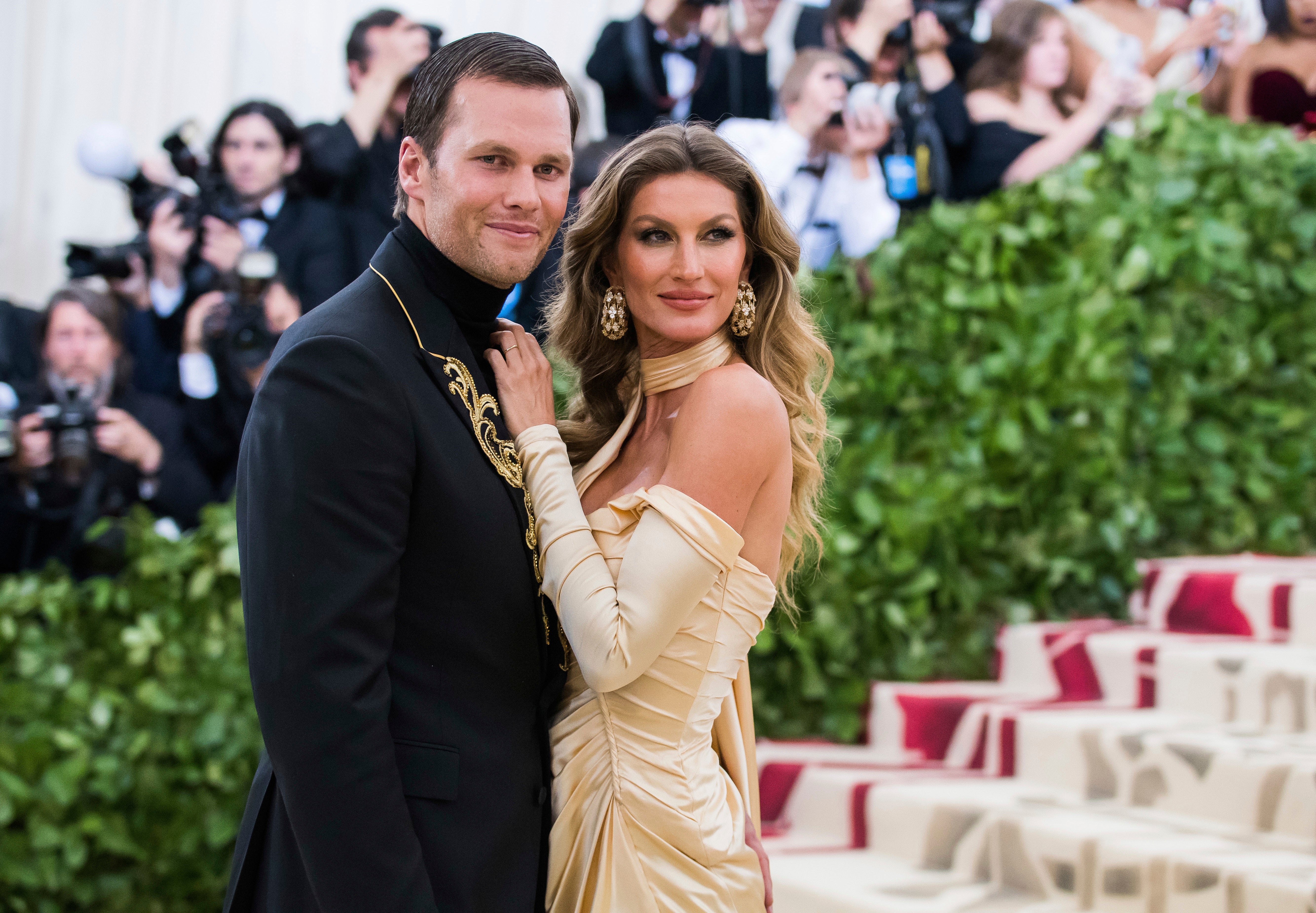 Tom Brady and Gisele Bundchen at the 2018 Met Gala