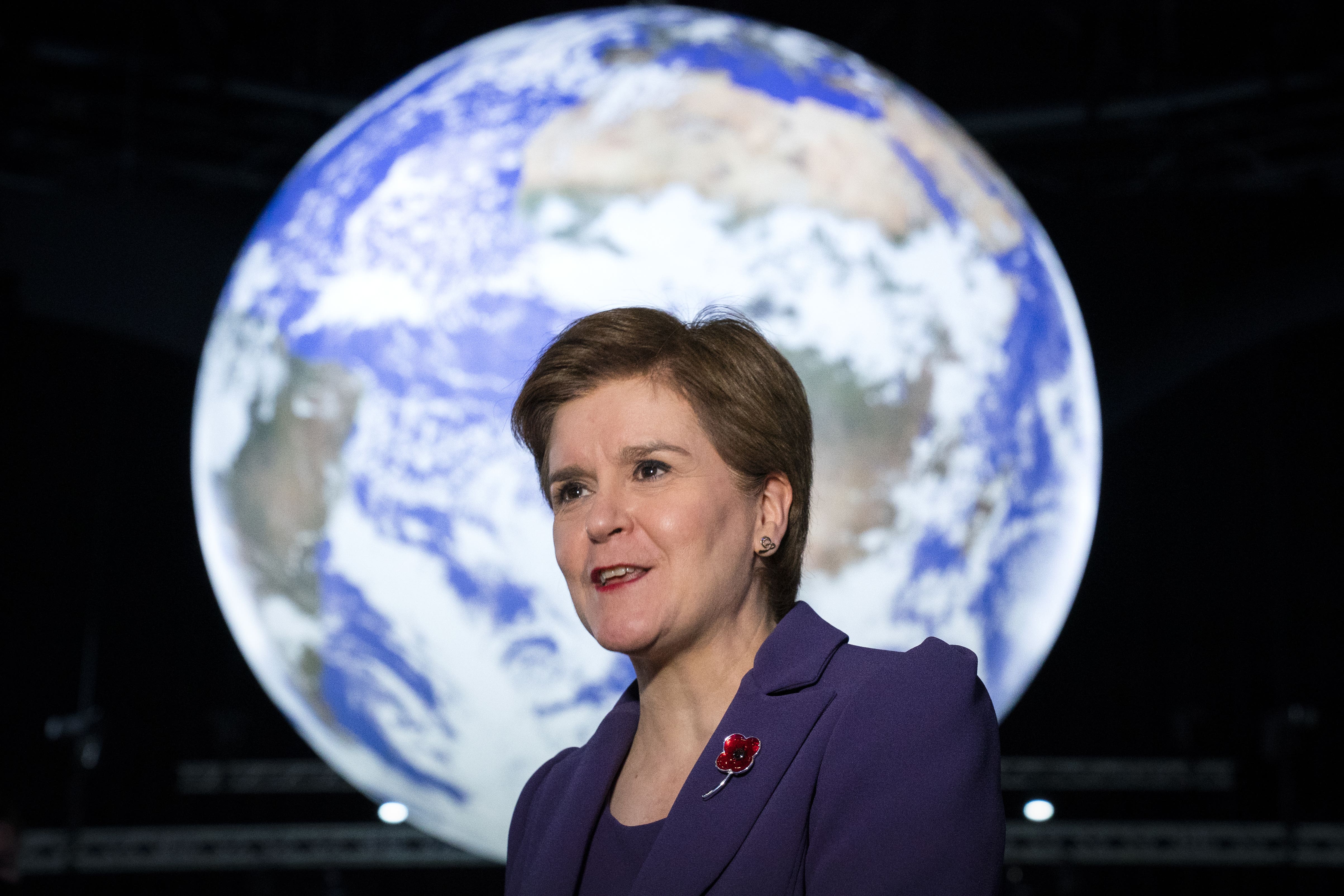 Scottish First Minister Nicola Sturgeon was a fixture of Cop26 in Glasgow last year (Jane Barlow/PA)