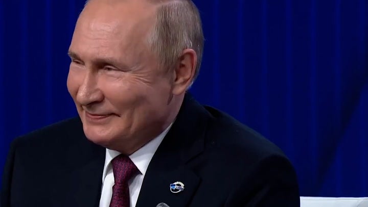 Russian president smirked when pressed about ‘sending everyone to heaven’ in a nuclear war