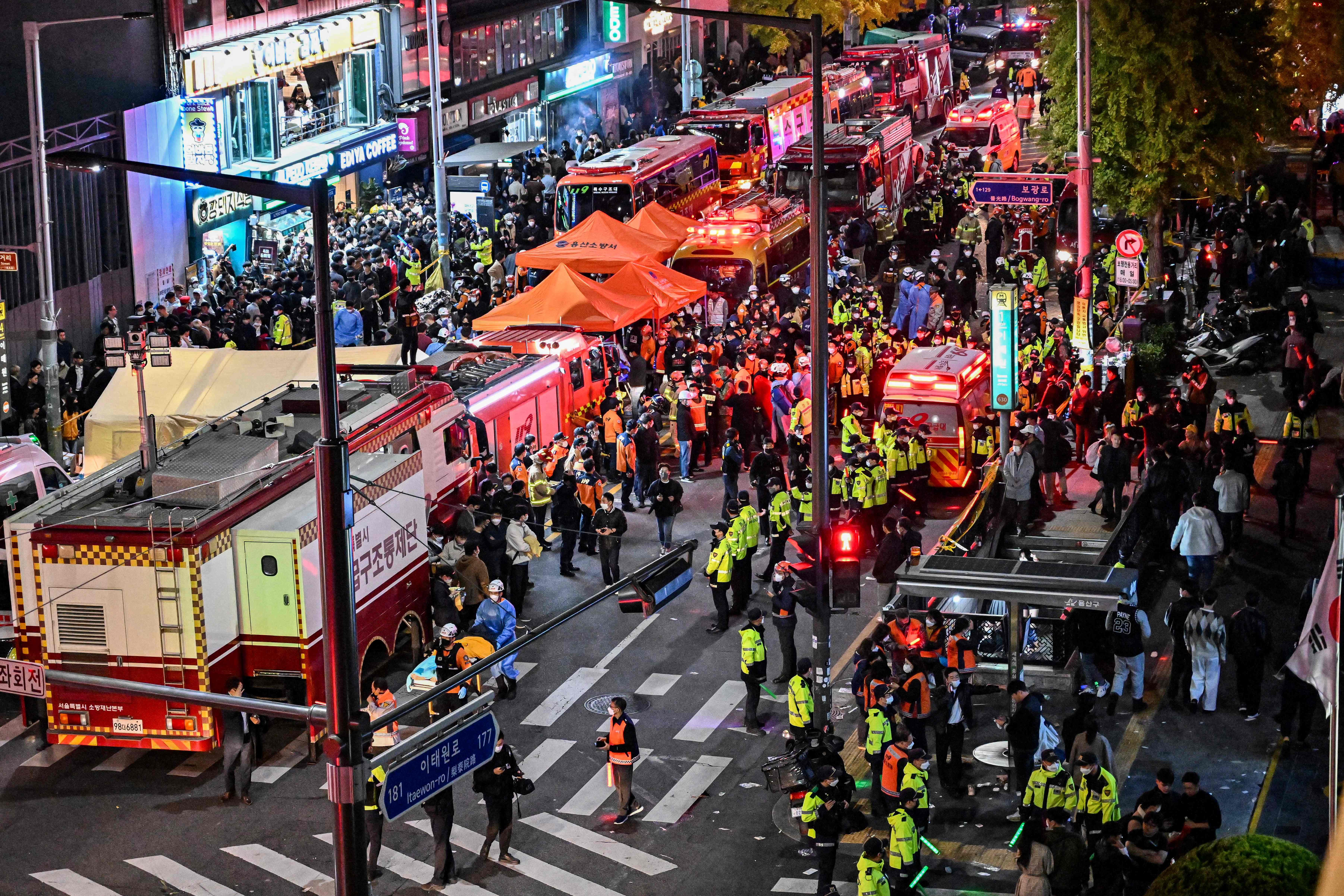 South Korea: At least 153 dead after crowd crush during Halloween festivities in Seoul