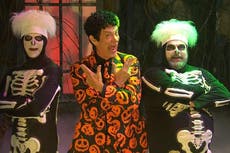 Tom Hanks revives David S Pumpkins during surprise guest SNL appearance