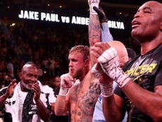 Jake Paul calls out Nate Diaz and Canelo after beating Anderson Silva