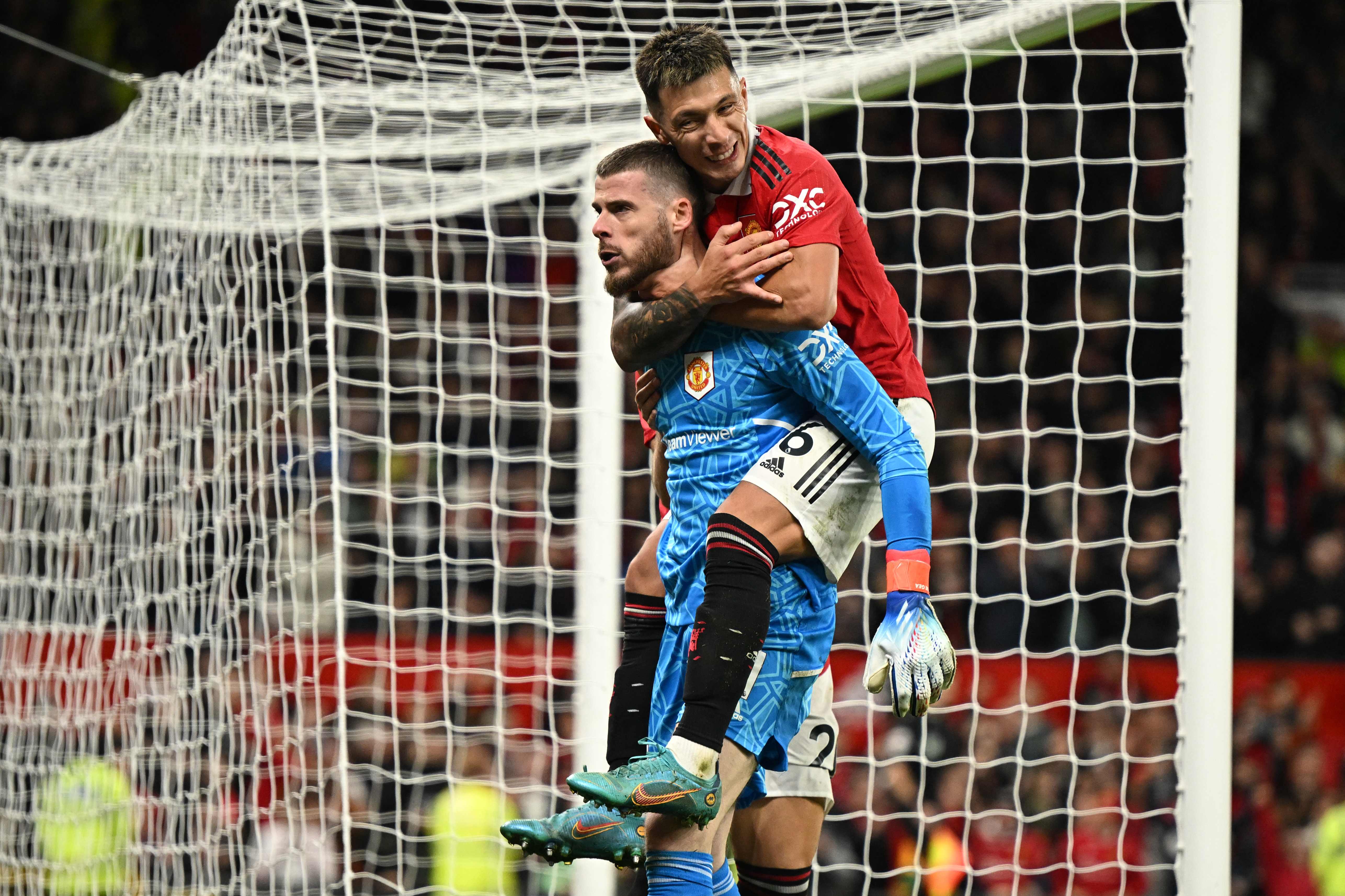 De Gea made a number of spectacular saves to preserve Manchester United’s advantage