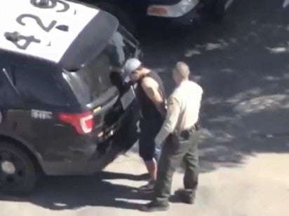 Sheriffs arrested a man following the attack