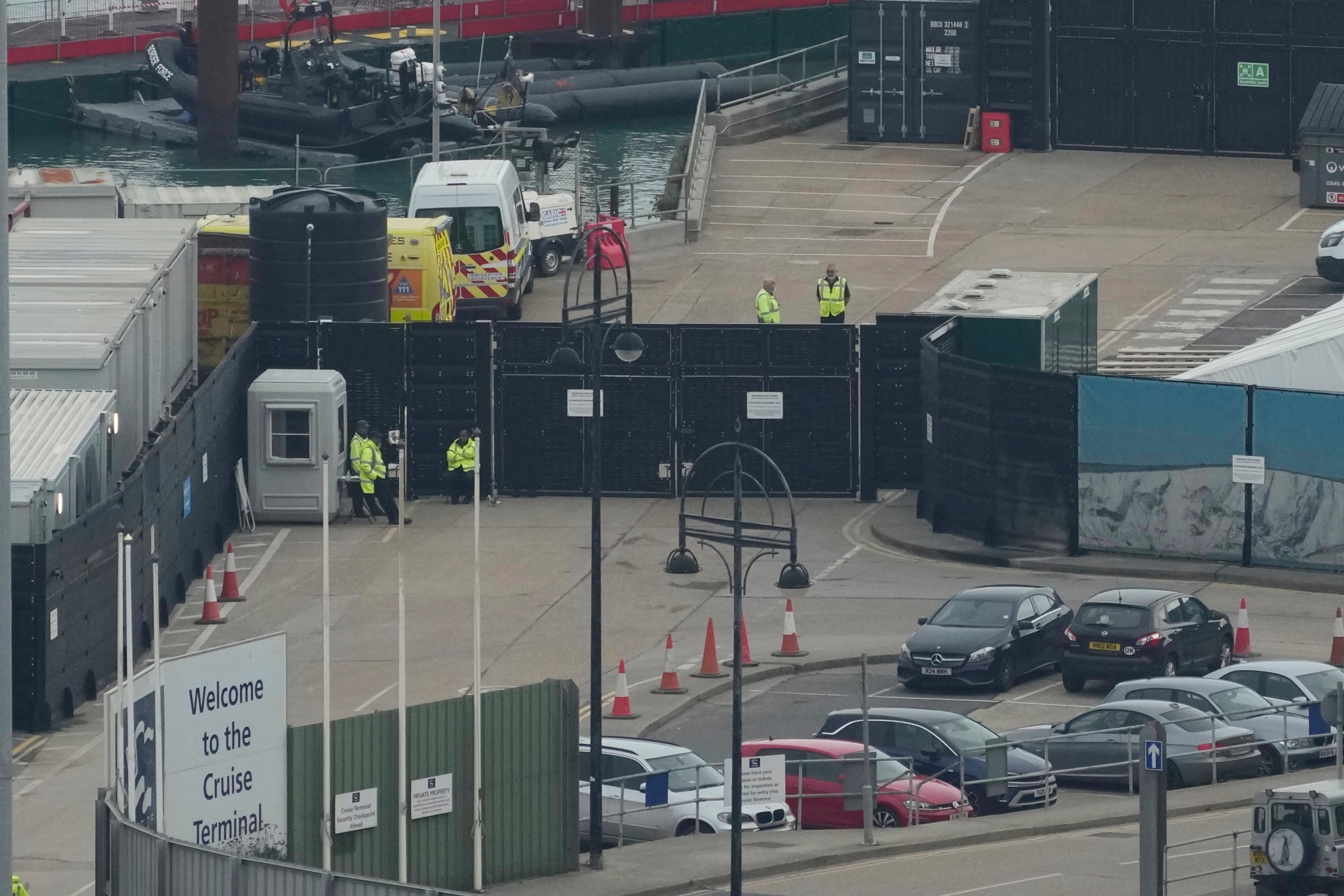 Britain Migration Fire