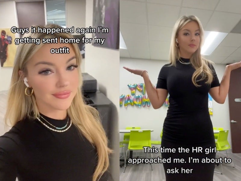 Some TikTok users have speculated the HR row might have been staged