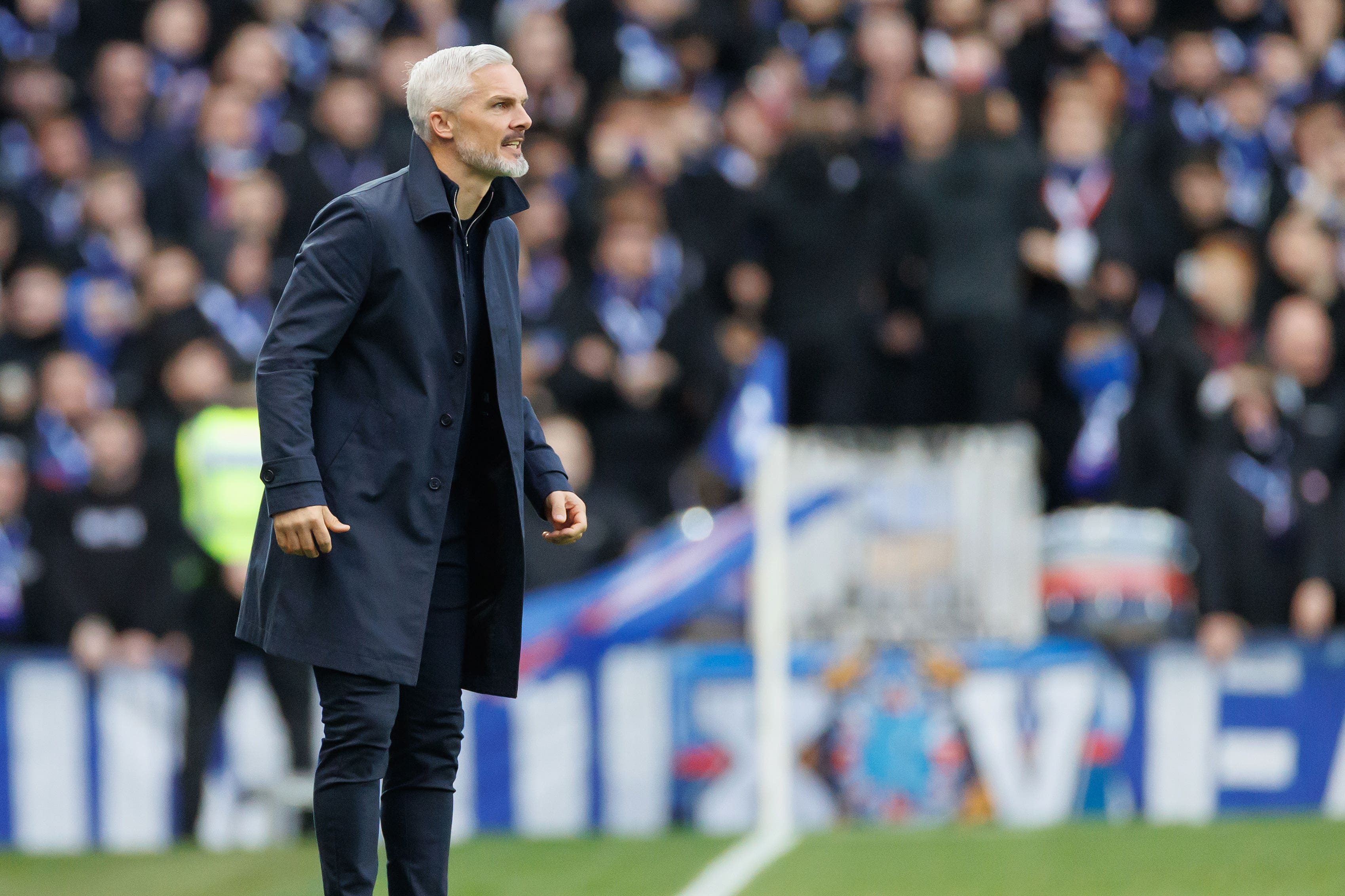 Aberdeen boss Jim Goodwin has had his touchline ban reduced after an appeal (Steve Welsh/PA)