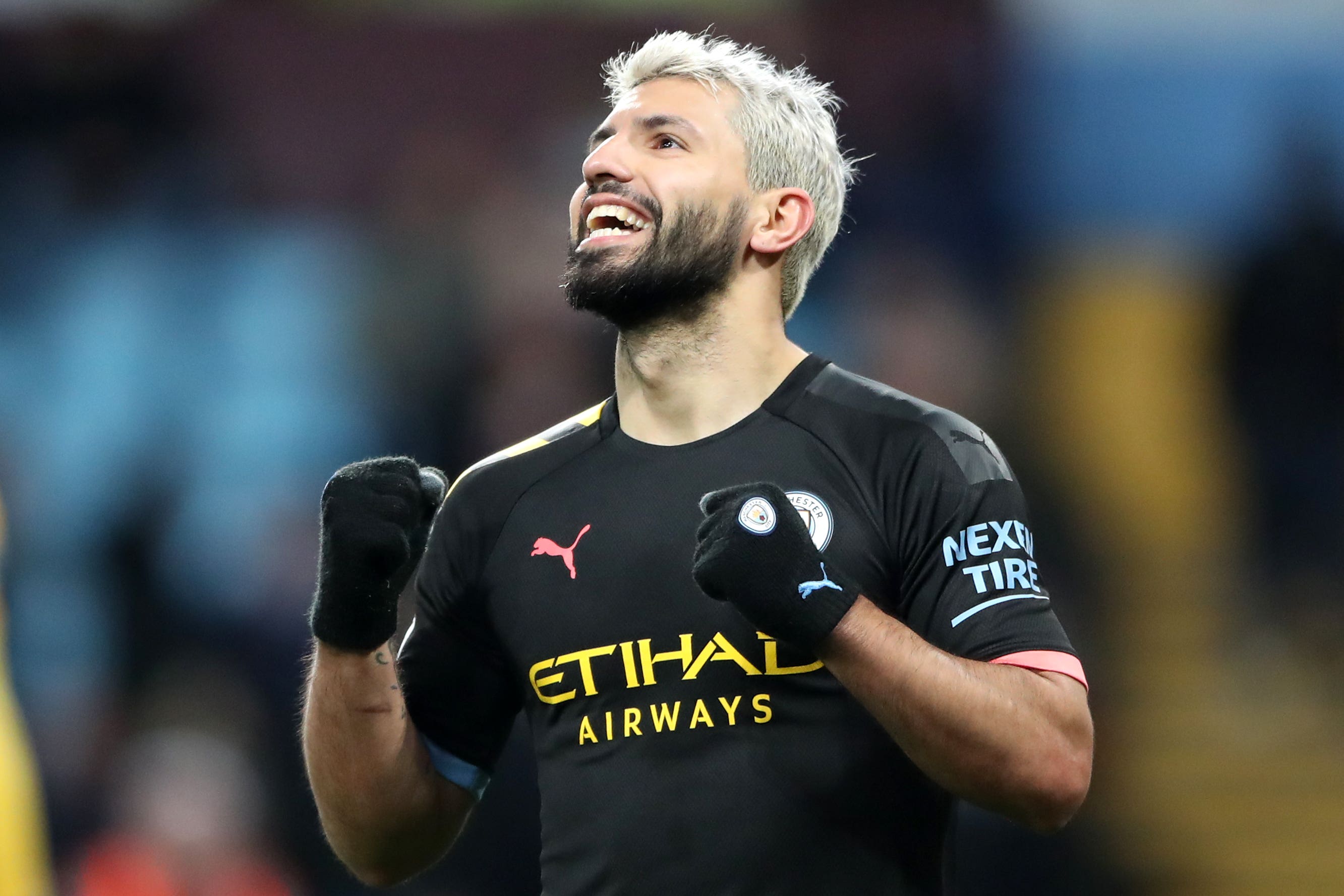 Sergio Aguero celebrated a historic achievement against Napoli five years ago (Nick Potts/PA)