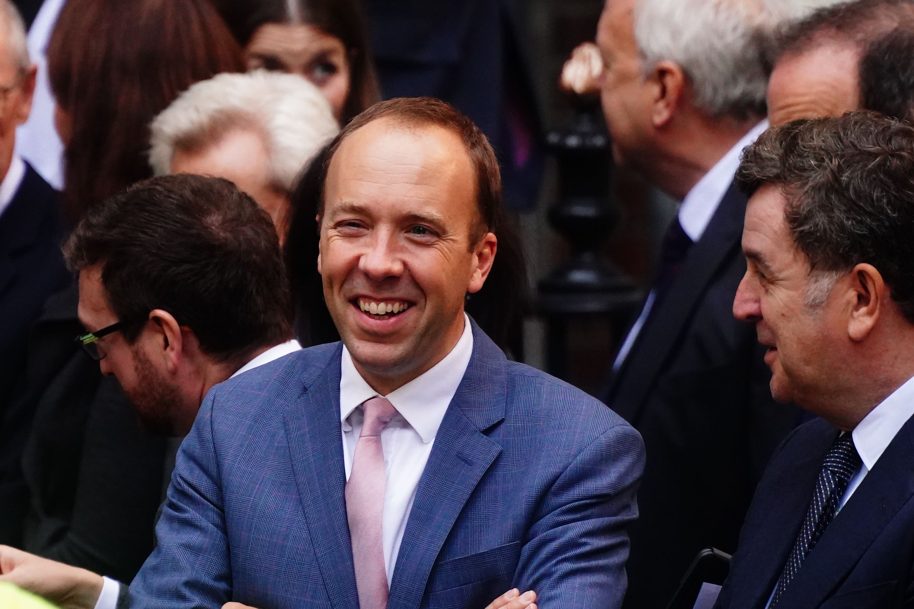 Matt Hancock, a former health secretary, will try to revitalise his career with an appearance on I’m A Celebrity (Victoria Jones/PA)