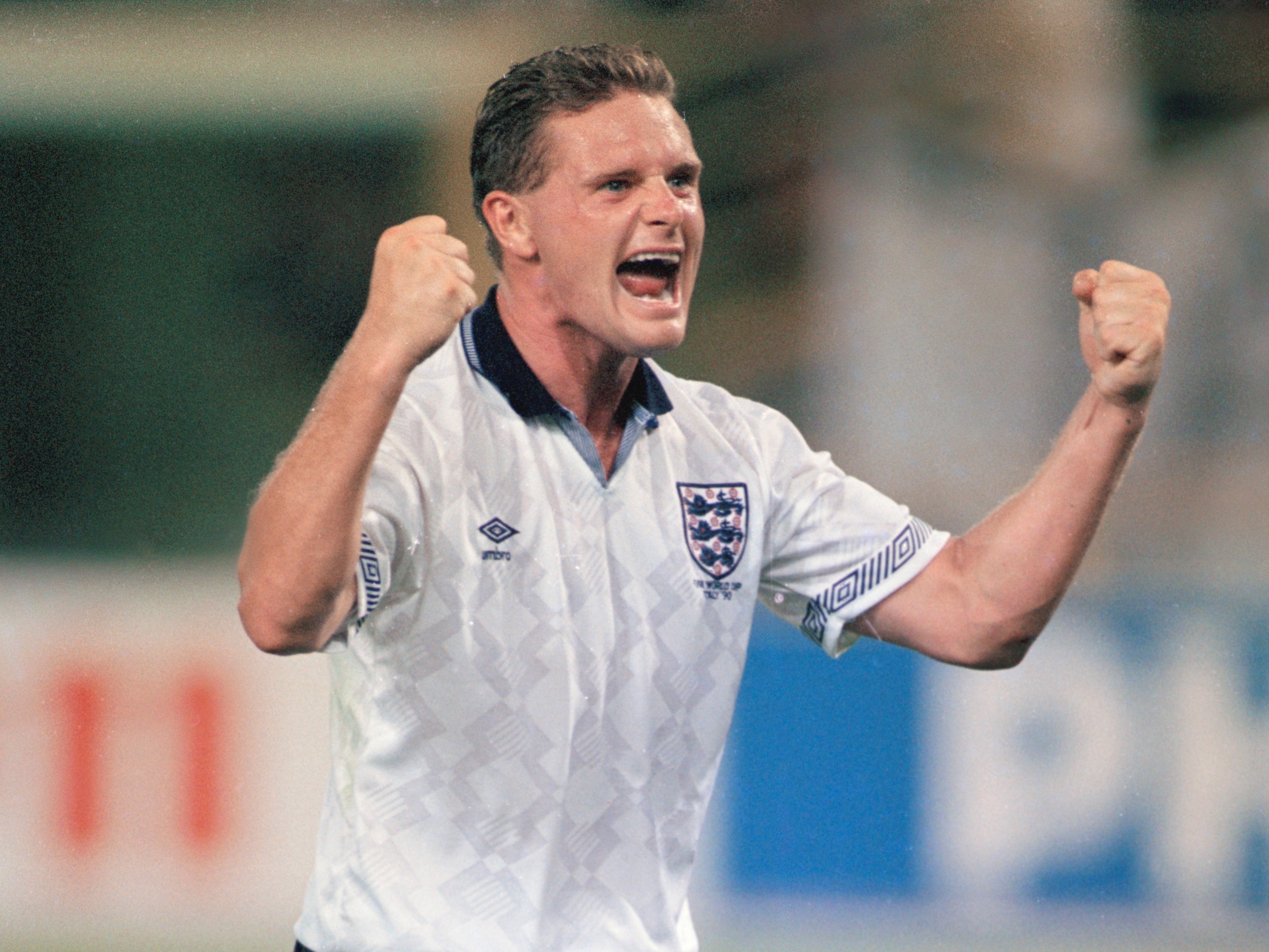 Gascoigne starred for England at Italia 90