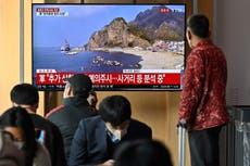 North and South Korea exchange barrage of missiles off coasts in major escalation