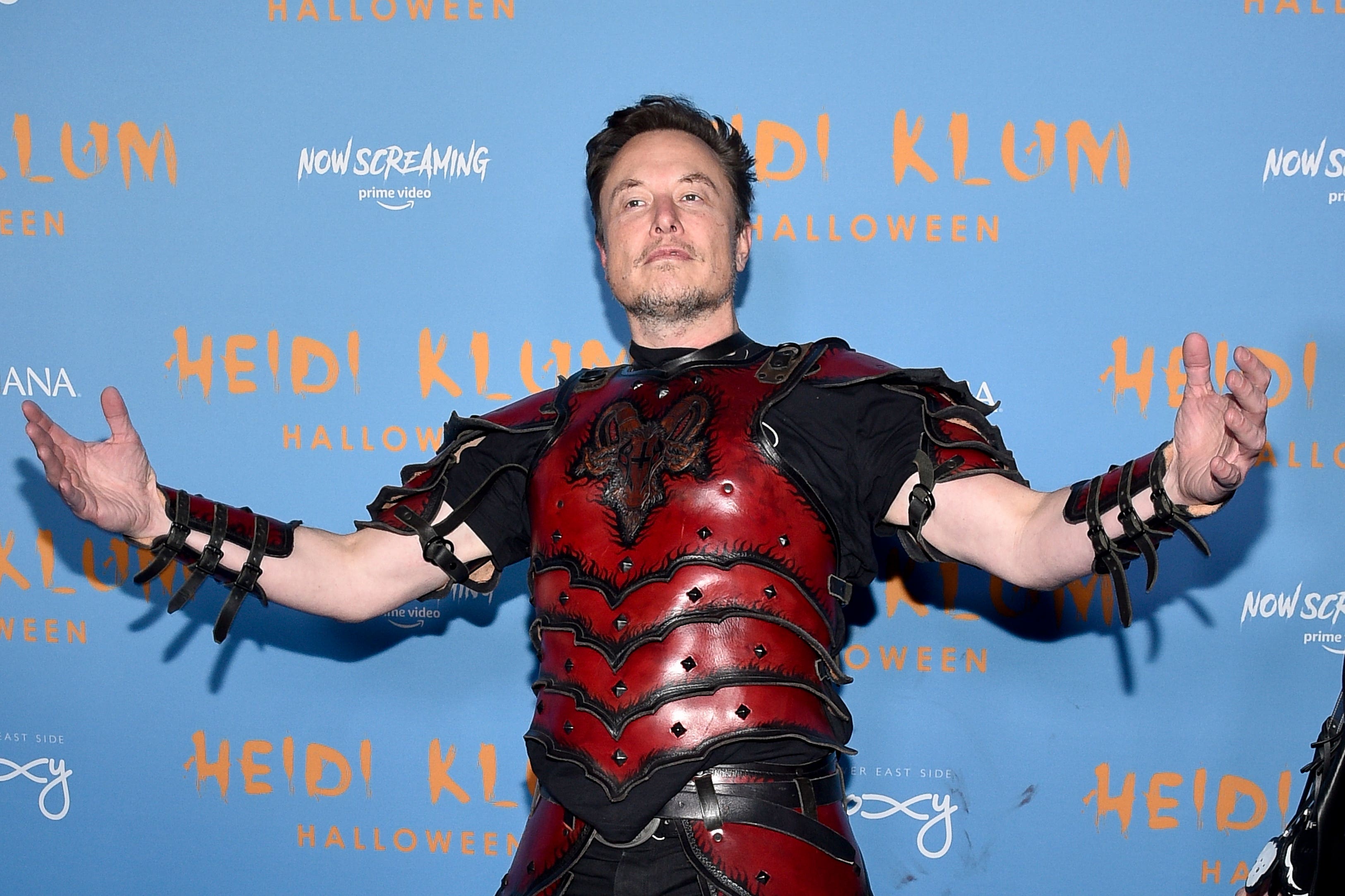 Elon Musk says he took inspiration from Monty Python for ‘charging for insults and arguments’ amid ongoing backlash from his decisions as the new head of Twitter (Evan Agostini/AP)