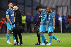 Son Heung-min: Tottenham wait for news on forward’s head injury assessment