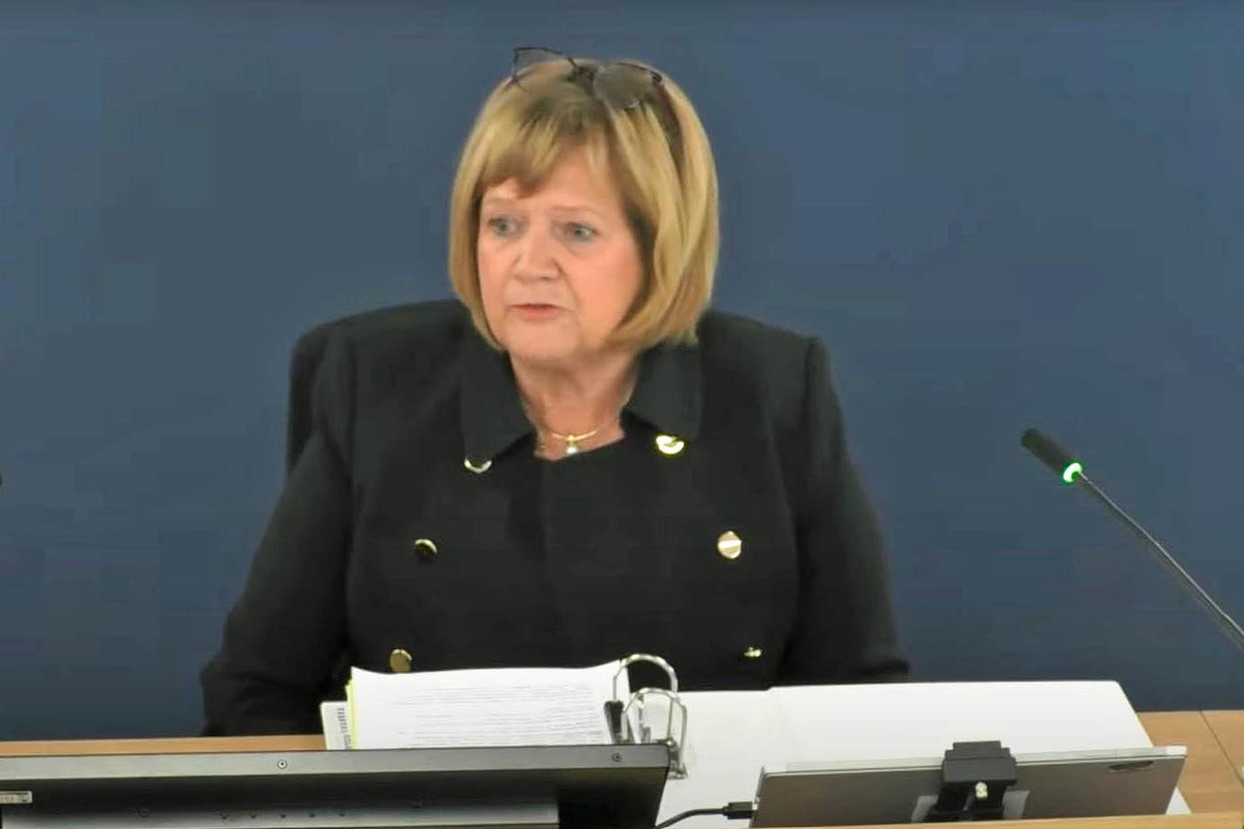 Baroness Heather Hallett during the public inquiry into the Covid-19 pandemic (PA)