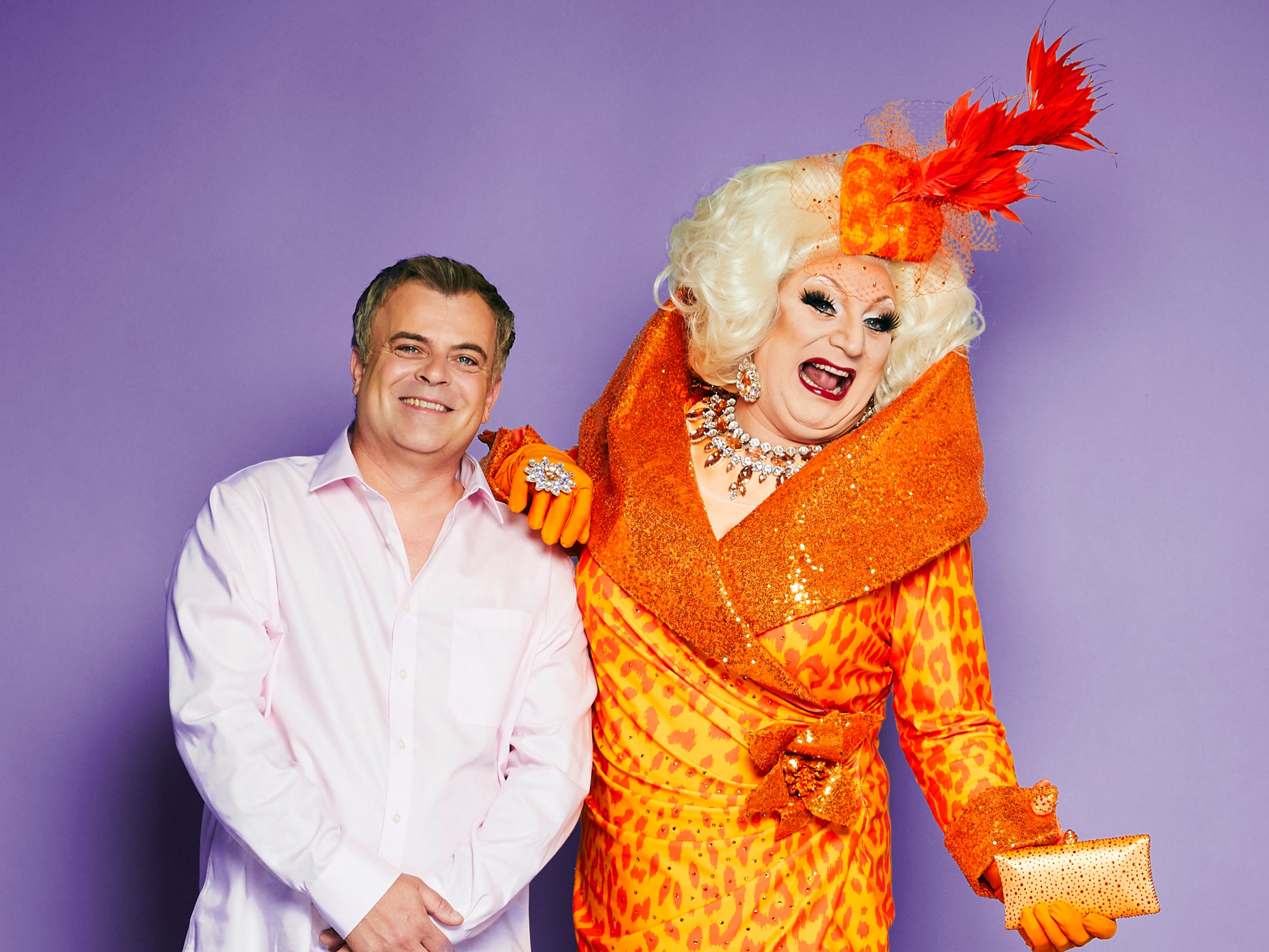 Simon Gregson and Myra DuBois on Queens for the Night