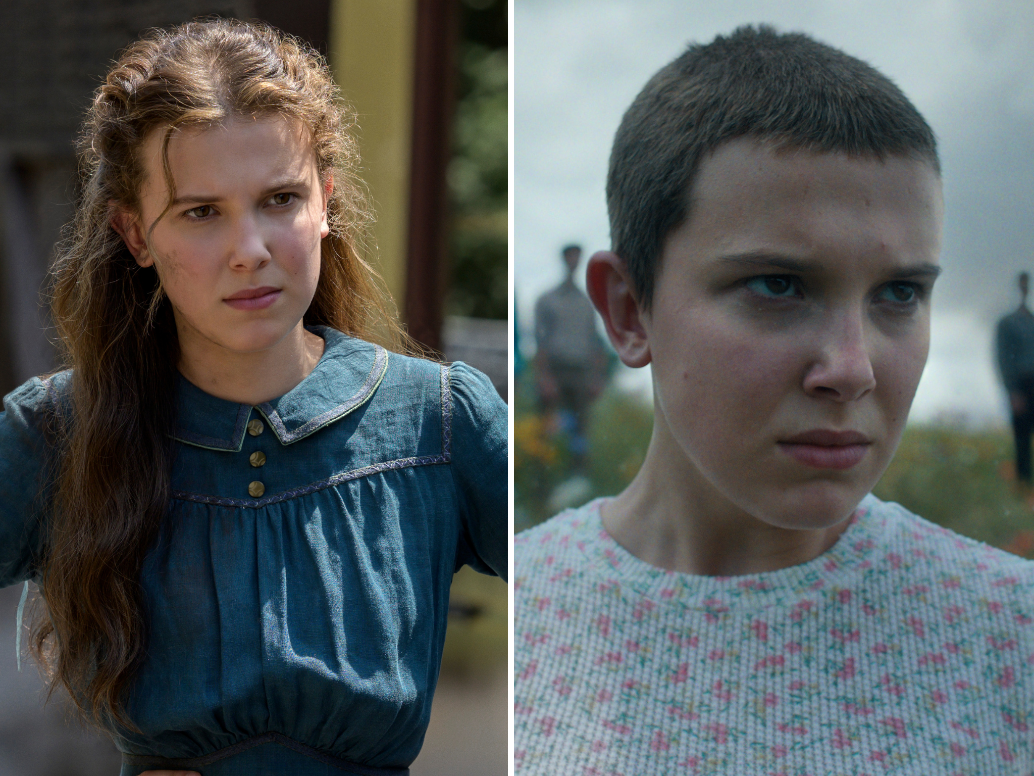 Millie Bobby Brown in ‘Enola Holmes’ and ‘Stranger Things’