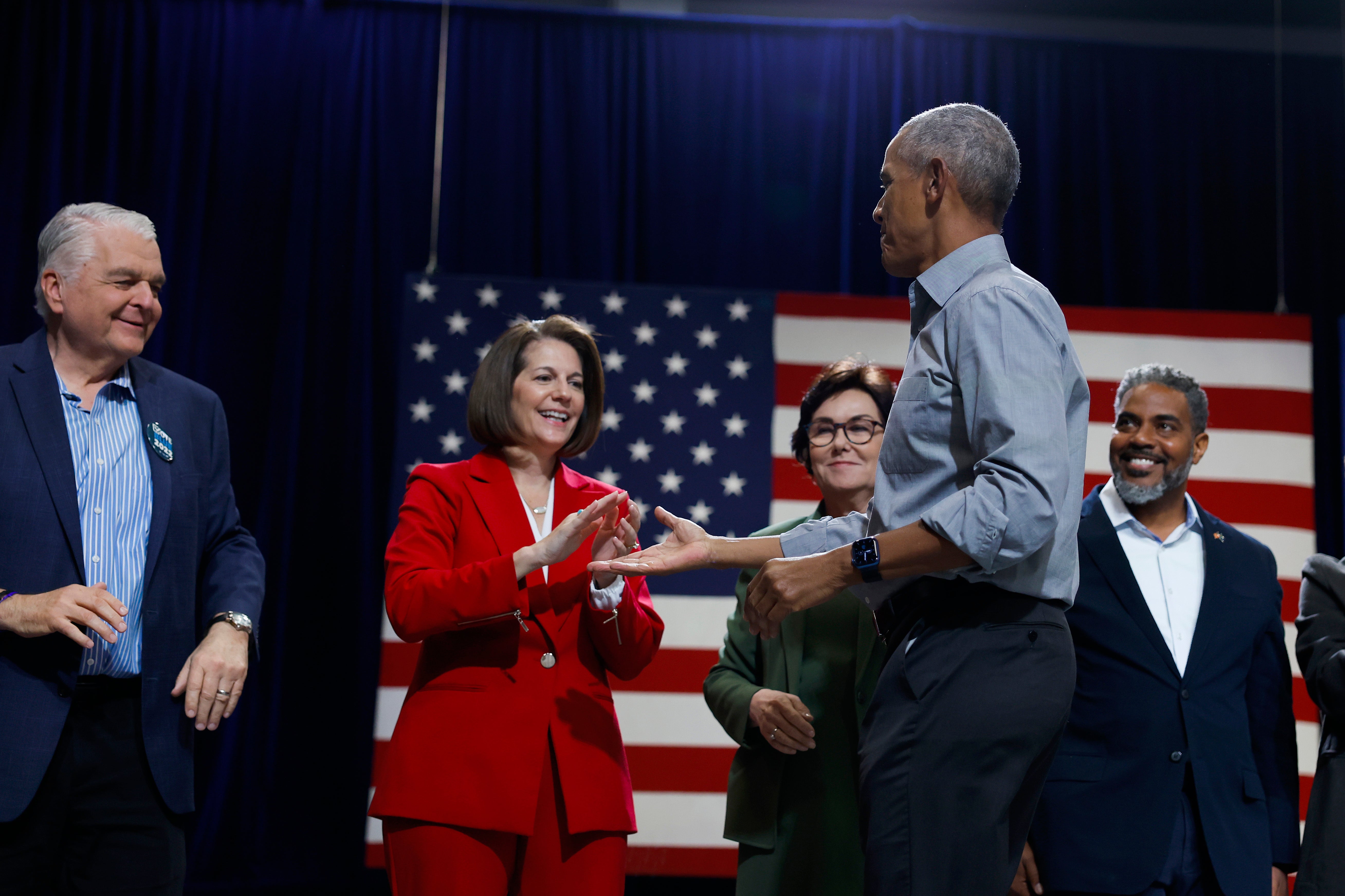 On Monday, Obama spoke at a rally in Las Vegas, Nevada