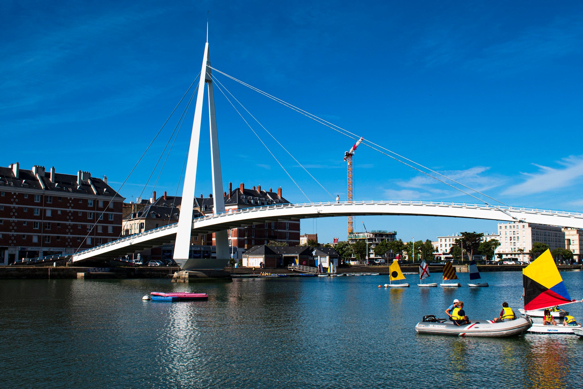 The waterfront in Le Havre