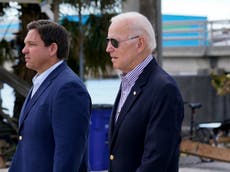 Biden brands Ron DeSantis ‘Trump incarnate’ and slams Republicans for Paul Pelosi ‘jokes’