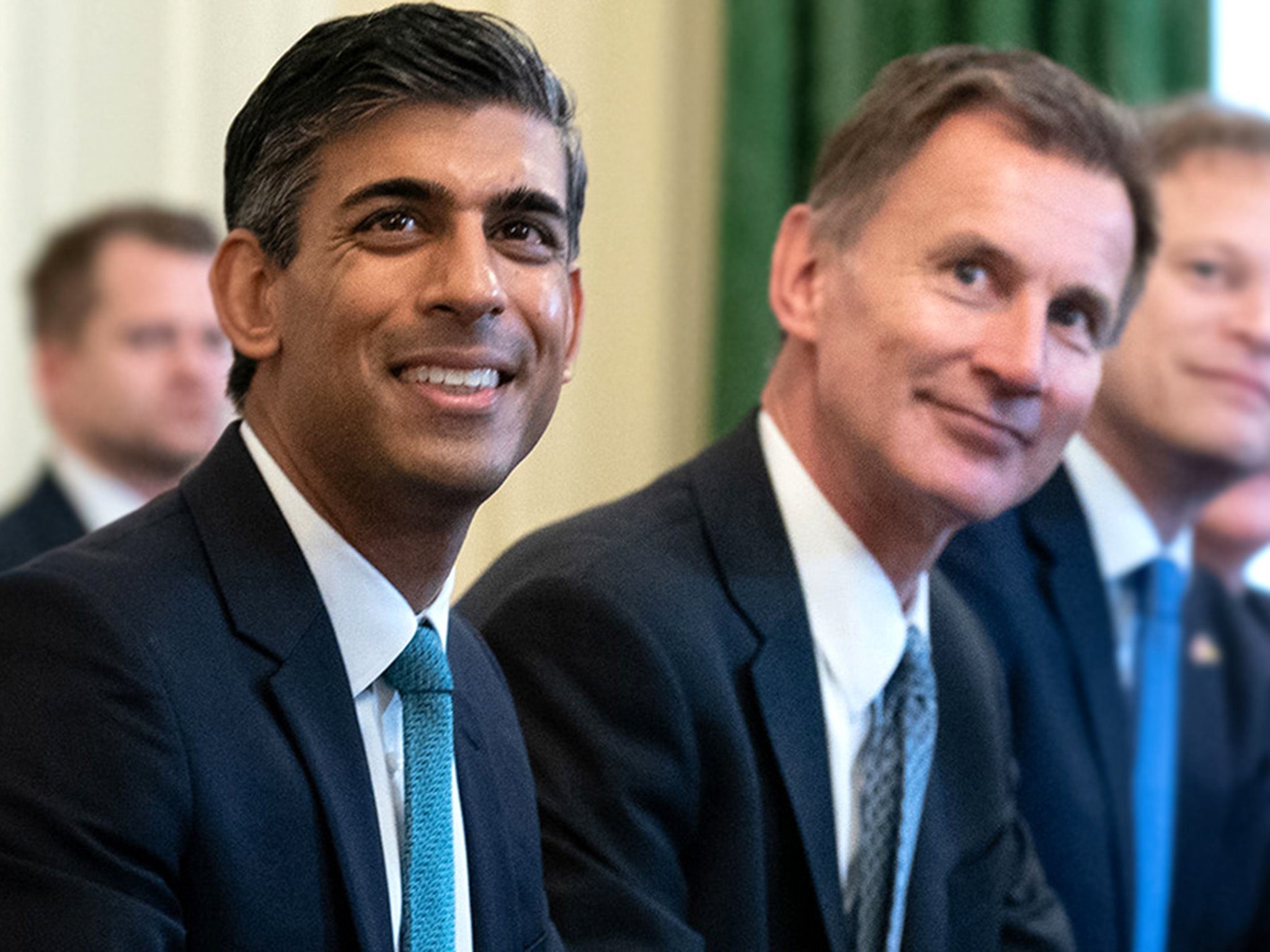 Prime minister Rishi Sunak with chancellor Jeremy Hunt