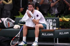 Cameron Norrie bundled out of Paris Masters by French qualifier Corentin Moutet