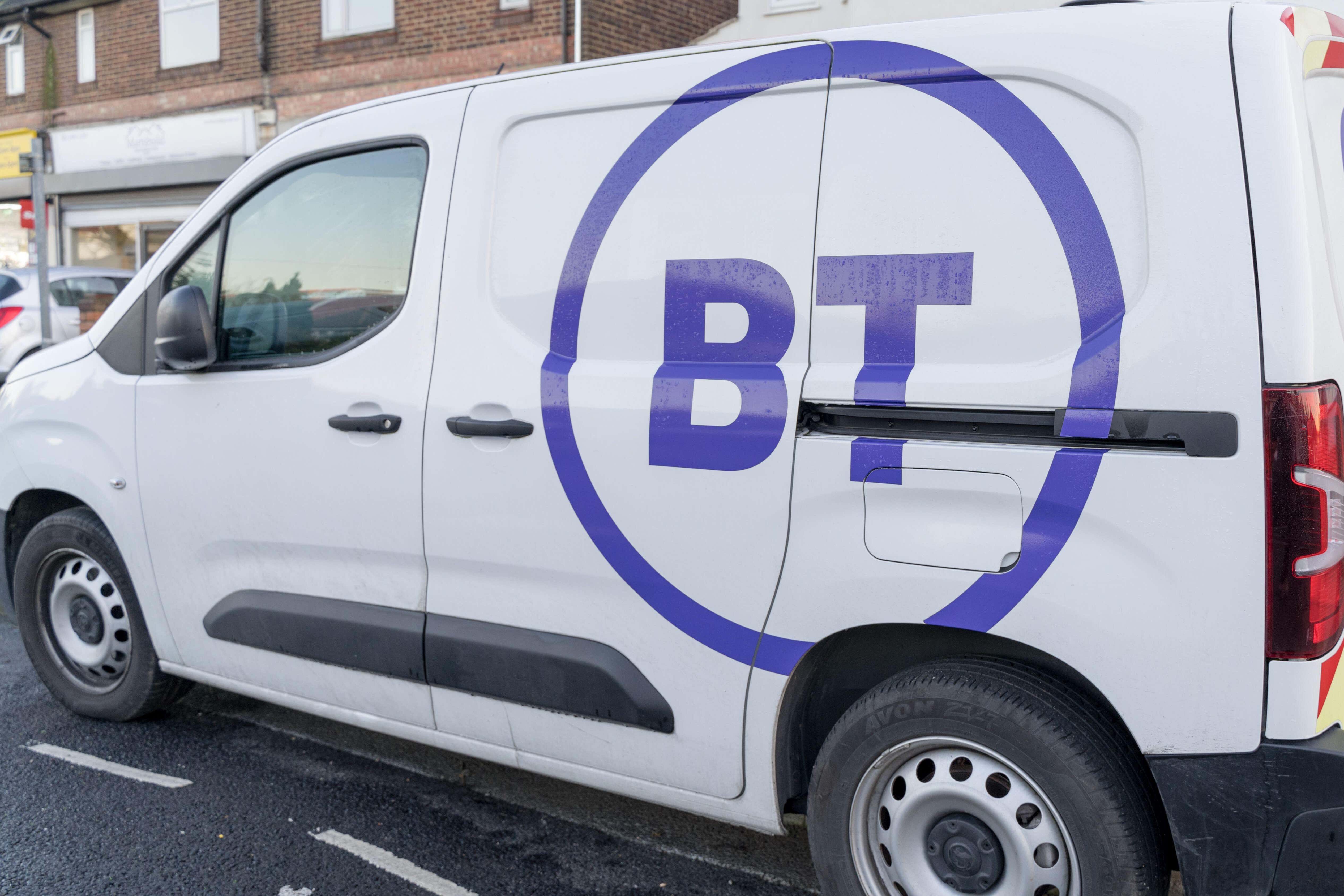 BT reported an 18% fall in pre-tax profits to £831 million for the six months to September 30 (Alamy/PA)