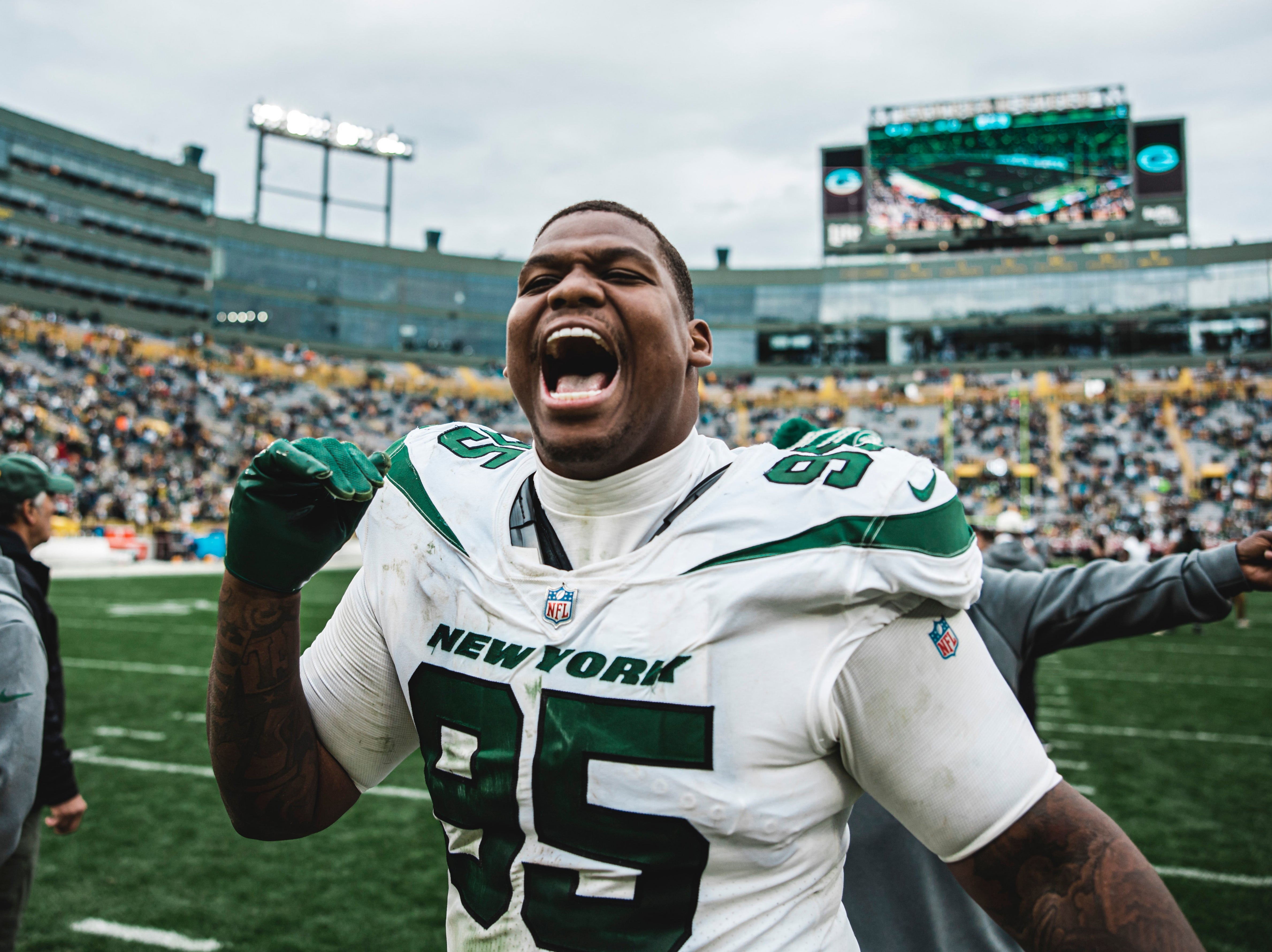 Quinnen Williams in action for the New York Jets