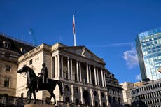 Bank of England raises interest rates to 3% in biggest single hike since 1989